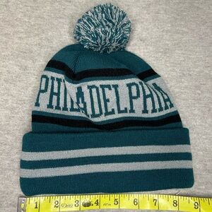 Philadelphia Eagles Youth Pom Beanie Knit Winter Hat